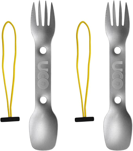 UCO 3-in-1 Titanium Spork - 2 Pack