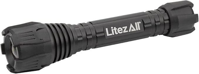 LitezAll 24921-6/12 Nearly Invincible 300 Lumen Tactical Flashlight