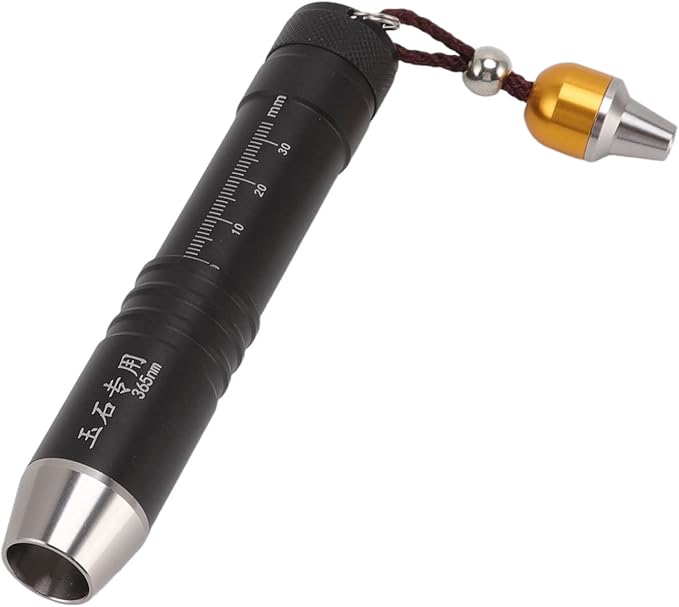 Identification Flashlight Small Diameter Triple Light Source Prevent Counterfeit Jade Appraisal Light for Jewelry,Multi Function Lighting Flashlight for Camping Hiking Emergency