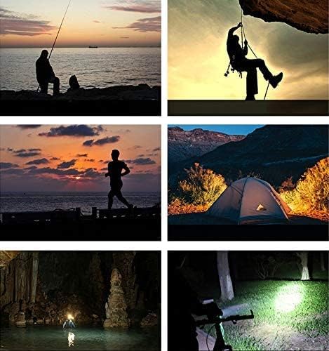 6PCS LED Flashlights, 10000 High Lumens Tactical Flashlight, 5 Modes, Waterproof Super Bright Flashlights for Emergencies, Camping, Hiking