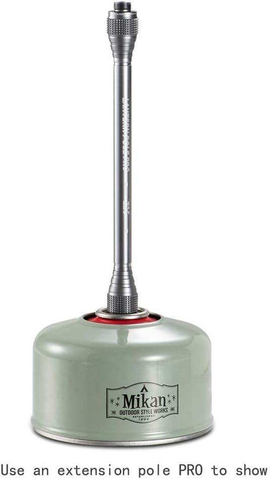 Campingmoon Camping Gas Lanterns Extension Tube, Butane Gas Torch Gas Lamp Extender Pole, Gas Tank Converter Extension Rod