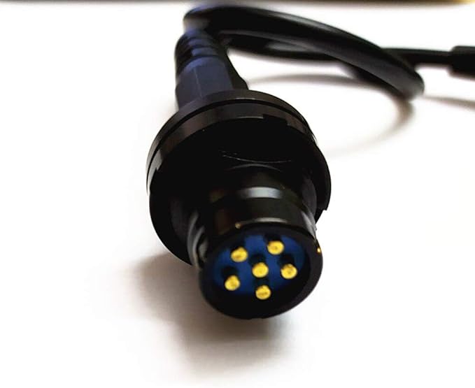6-Pin Radio PTT Adapter Cable Compatible with Baofeng UV-5R, UV-82, etc.