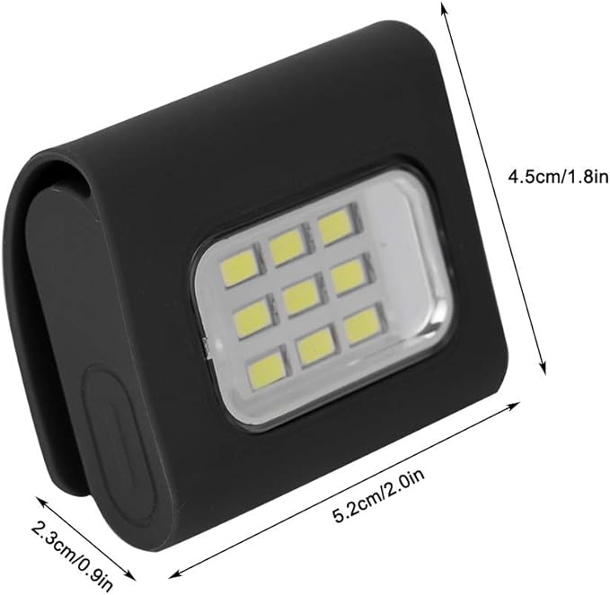 Running Light, Portable COB Night Light USB Rechargeable Safety Light with 4 Modes for Runners, Camping, Hiking