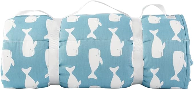 Bunnikins & Clover Toddler Nap Mat with Removable Pillow, Nap Mats for Preschool, Easy Clean Toddler Nap Pad for Kindergarten, Kids Sleeping Bag for Travel Camping