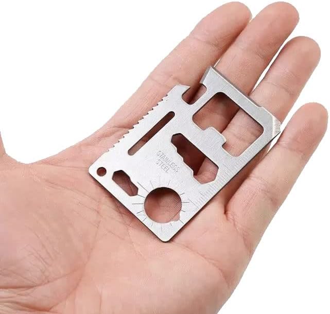 11 in 1 Pocket Survival Credit Card Multi-Tool (1 Pack)