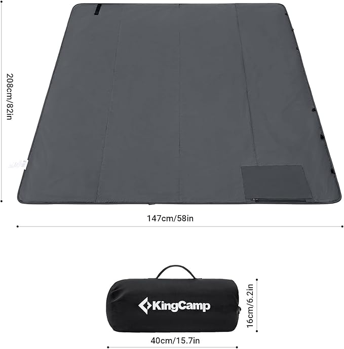 KingCamp Outdoor Blanket Waterproof Stadium Blanket Beach Blanket Sandproof Cold Weather Camping Insulated Blanket for Outdoor Picnic Grass Park Concert Sports Machine Washable Fleece