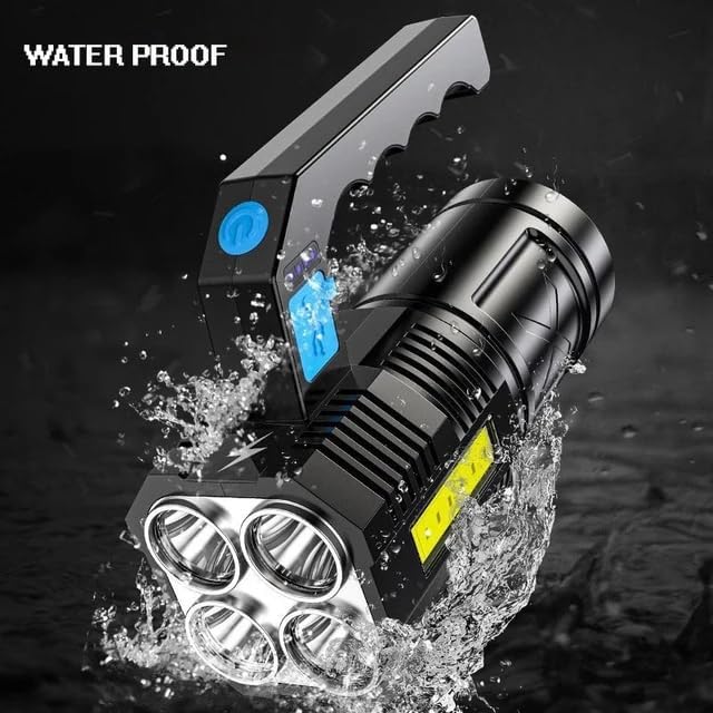 LED Flashlight Rechargeable, Portable Light for Outdoor Camping Hiking,Super Brightest Flashlights, High Lumens,Lantern,Waterproof Emergency Flashlight