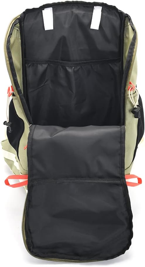 Bseash 40L Waterproof Hiking Camping Backpack with Rain Cover, Outdoor Sport Travel Daypack Rucksack for Skiing Cycling (Pea Green)
