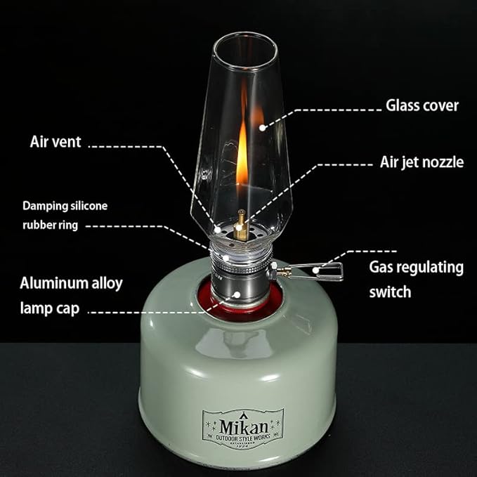 Outdoor Camping Atmosphere Lamp Retro Style Outdoor Lighting Candle Lamp Warehouse Gas Lamp T-1