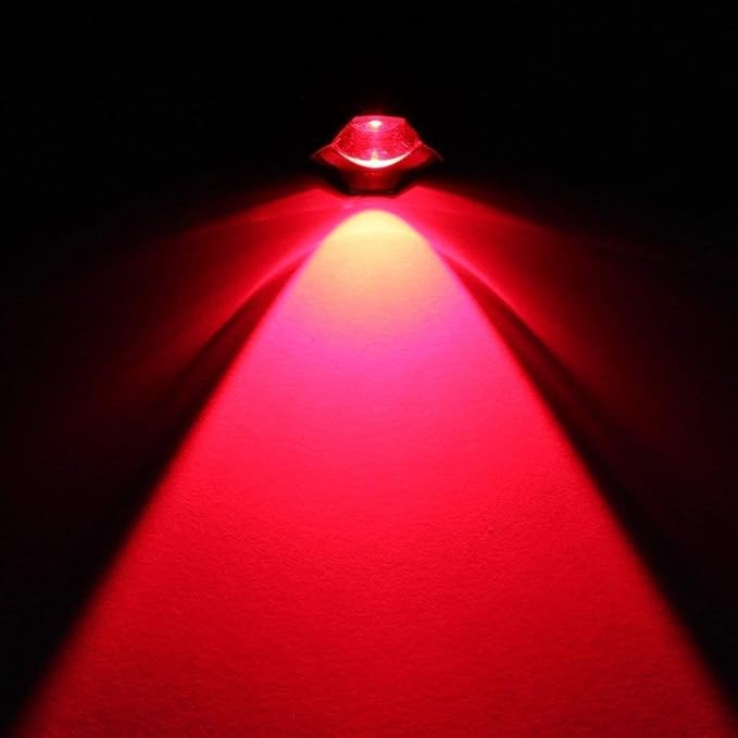 10 Pack Red Light Flashlight, 1 Mode Red LDE Flashlight Red Flashlight for Astronomy, Night Observation and Outdoor Activities