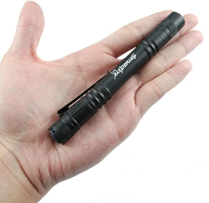 Pen Light, LED Pocket Pen Flashlight, 5 Pcs Small Mini Flashlight with Clip, 3 Modes for Camping, Outdoor, Emergency