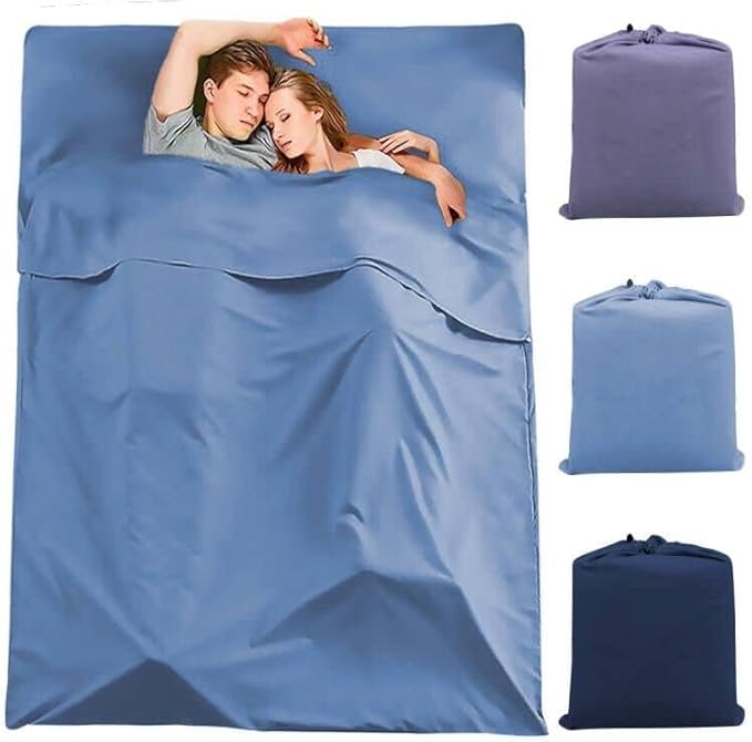 Sleeping Bag Liner Camping Travel Sheet Lightweight Hotel Sheet Compact Sleep Bag Camping Youth Hostels