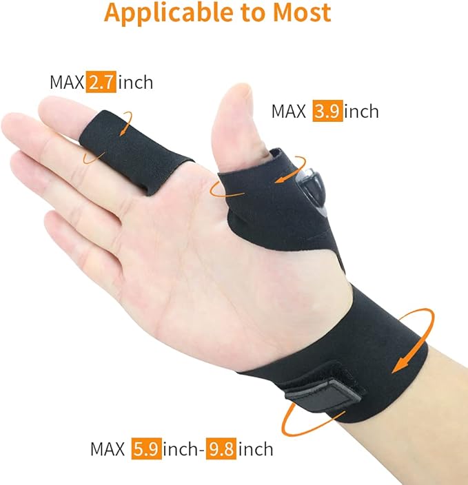 LED Flashlight Gloves, Unique Gift for Men Father Husband, Cool Stretchy Fingerless Light Gloves Gadget for Repairing Electrician Mechanic DIY Handmade, 1 Pair