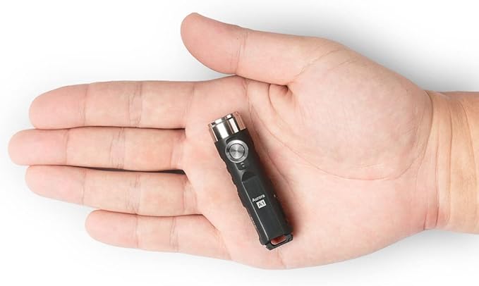 RovyVon Aurora A1 Keychain Flashlight USB C Rechargeable, Max 420 Lumen Super Bright with EDC Mini Size, 5 Mode Easy Use, Waterproof, Perfect for Camping Emergency Outdoor