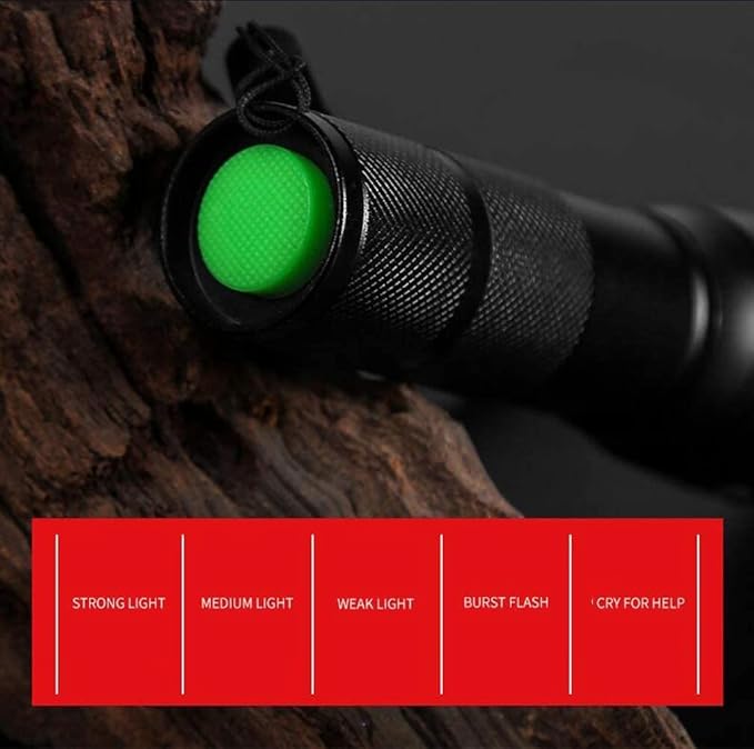 6PCS LED Flashlights, 10000 High Lumens Tactical Flashlight, 5 Modes, Waterproof Super Bright Flashlights for Emergencies, Camping, Hiking