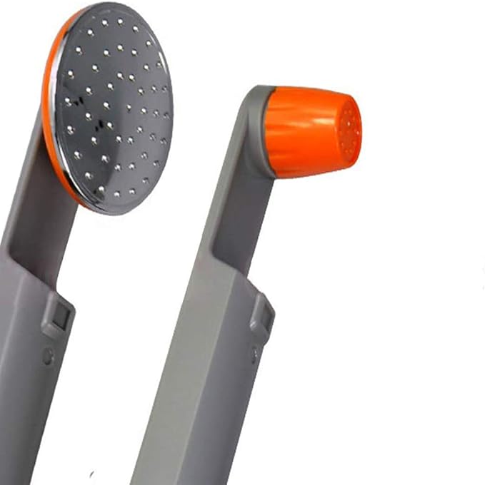Portable Camping Shower - Portable Water Sprayer - Two Rechargeable Batteries 2200 mAh - Water Pump for Camping, Hiking, Outdoor Travel, Camping Shower Two Batteries