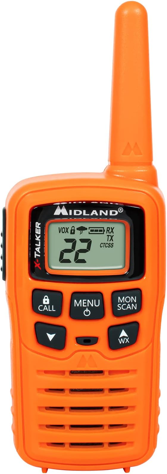 Midland – T10X3M X-Talker Two Way Radio – Water Resistant – NOAA Weather Alert Radios – 20 Mile Range - Multi Color Three Pack