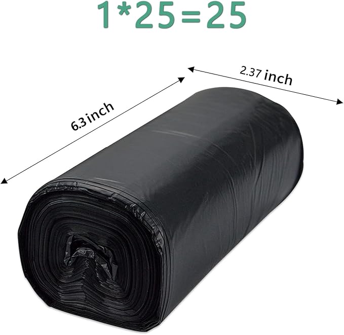 25/50 Pieces Portable Toilet Bags - Thickened Camping Toilet Bags 8 Gallon Compostable Camping Toilet Bags Portable Potty Bags for Outdoor Camping(1 * 25)