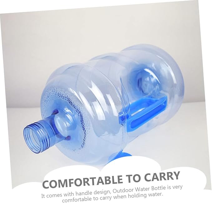 Kisangel 1.3 Gallon Kettle 5L Water Barrel Water Bottle with Handle Hiking Jug Bottle for Travel Sport Container Accessories
