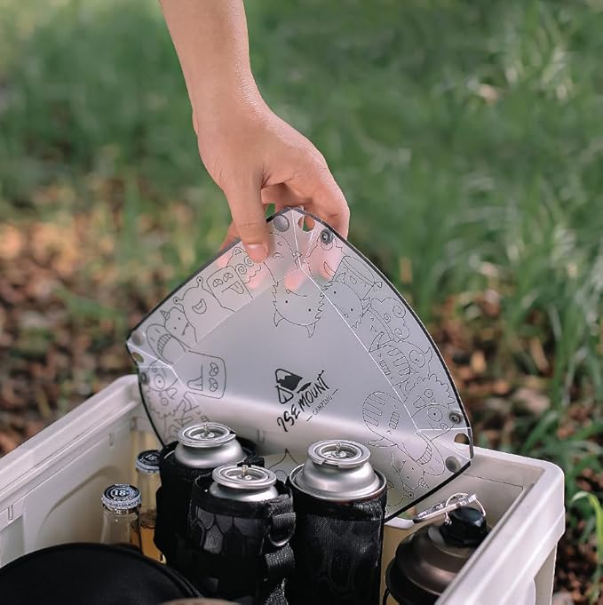 Portable Camping Tableware Set of 3 Pieces, Folding Plate, Bowl, Water Cup, Easy-Clean, Ultra-Light, Heat-Resistant,Collapsible, Food-Grade Material, for Outdoor Picnics