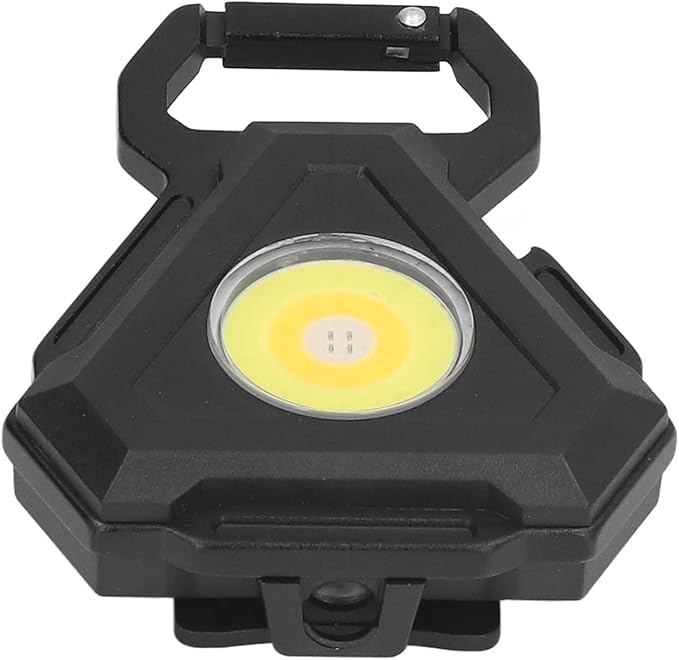 Keychain Flashlight 500 Lumens Portable Bottle Opener 7 Lights Modes USB Charging COB Keychain with Magnet Base for Fishing Walking Camping