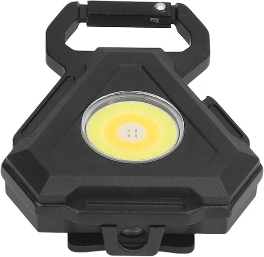 Keychain Flashlight 500 Lumens Portable Bottle Opener 7 Lights Modes USB Charging COB Keychain with Magnet Base for Fishing Walking Camping