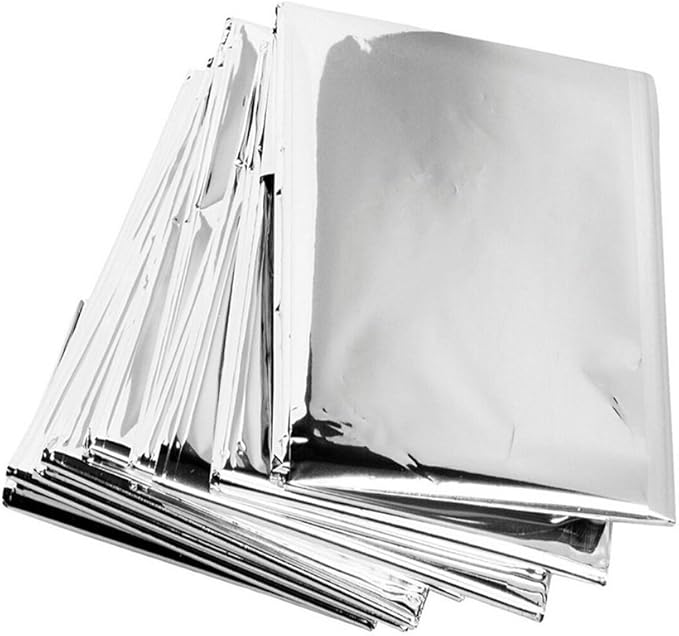 Emergency Mylar Blankets - 84" X 52"(4 Pack)