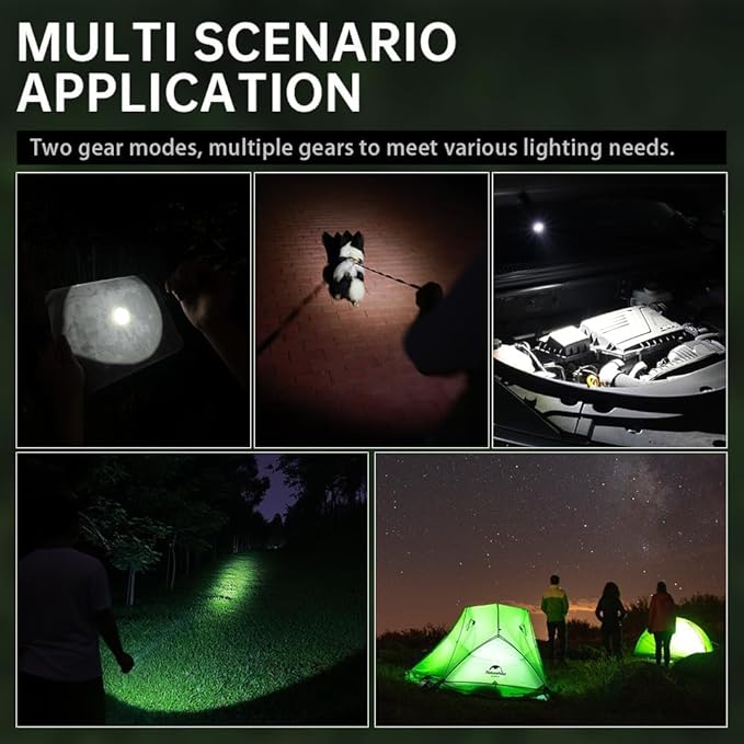 Wurkkos TS12 LED Mini Flashlight Rechargeable, 1050 High Lumens Pocket Flashlight, Super Bright Small LED Flash Light, IP68 Waterproof EDC Torch Light for Camping, Outdoors, Hiking, Emergency, Hunting