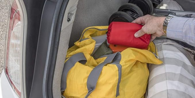 SE Survivor Series Orange Emergency Sleeping Bags with Drawstring Carrying Bags (2-Pack) - EB122OR-2