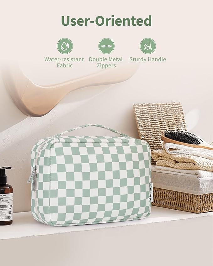 Narwey Hanging Travel Toiletry Bag Cosmetic Make up Organizer for Women and Girls Waterproof
