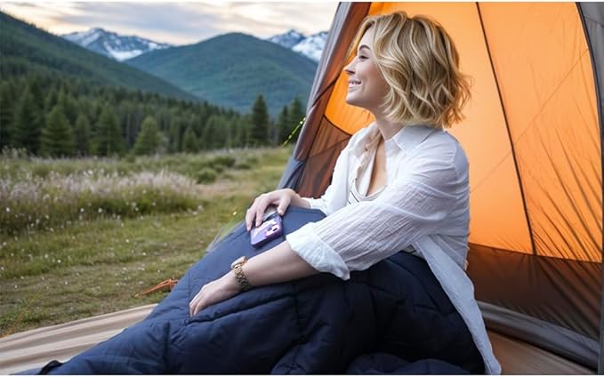 Envelope Sleeping Bag 3 Season Warm Weather Portable Compact Sleeping Bags for Adult Kids with Carry Bag for Camping Hiking Backpacking and Outdoors 59℉-77℉