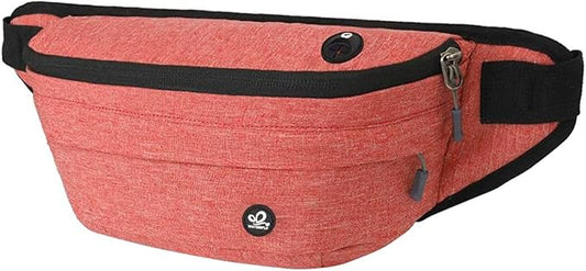 WATERFLY Fanny Pack for Men Women Water Resistant Large Hiking Waist Bag Pack Carrying All Phones for Running Walking Traveling