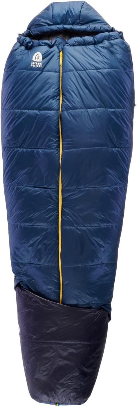 Sierra Designs Elemental 35 Quilt Sleeping Bag, 100% Recycled Synthetic Insulation, Sleeping Pad Clips (2023)