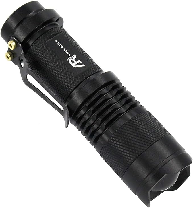 3 Pack Red Light Flashlight, 3 Modes Mini Red LED Flashlight, Zoomable Red Flashlight Torch with Clip for Night Vision, Astronomy, Aviation, Night Observation