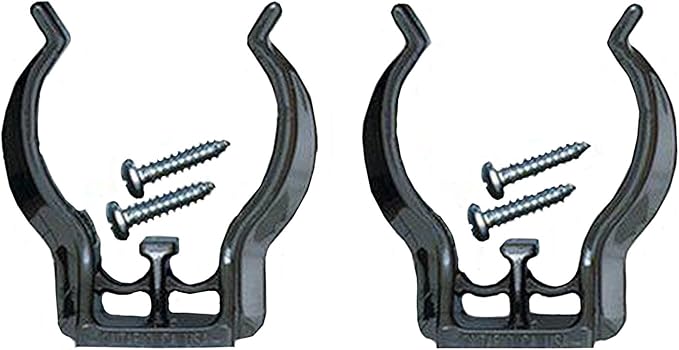 Maglite Black Universal Mounting Brackets for D-Cell Flashlight, 2 pk