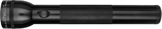 MagLite - S3D015 Maglite Heavy-Duty Incandescent 3-Cell D Flashlight in Display Box, Black