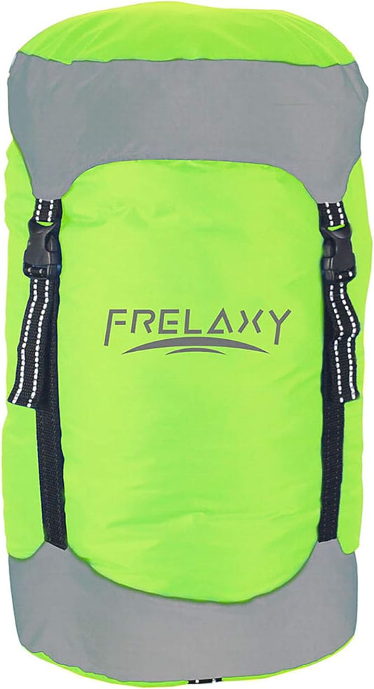 Frelaxy Compression Sack, 40% More Storage! 11L/18L/30L/45L/52L Compression Stuff Sack, Water-Resistant & Ultralight Sleeping Bag Stuff Sack - Space Saving Gear for Camping, Hiking