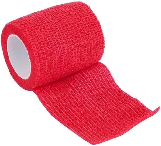 ESUPPORT 2 Inches X 5 Yards Self Adherent Cohesive Wrap Bandages Strong Elastic First Aid Tape for Wrist Ankle Pack of 10