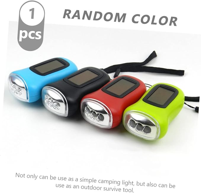 Hemobllo Household Flashlight Led Survival Flashlight USB Flashlight Reading Lamp Hand Crank Hiking Torch Emergency Torch Hand Lamp Dynamo Flashlight Outdoor Mobile Power Man Handheld Abs