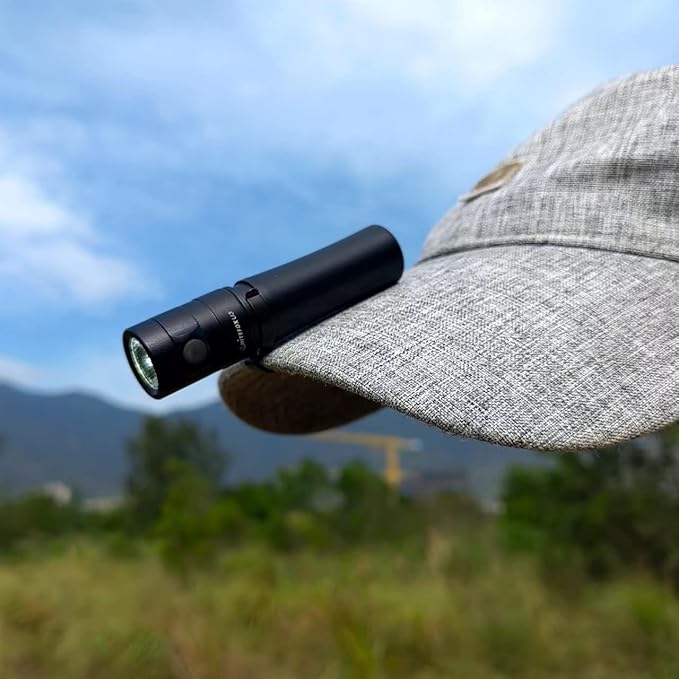 U3 Mini Keychain Flashlight USB C Rechargeable Side Switch 500 Lumens High Bright with Built-in Battery Tiny Small Torch for Everyday EDC Emergency Dog Walking Camping Hiking