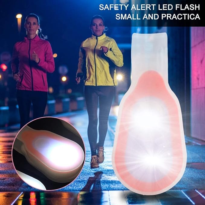 Nurse Accessories for Work,Night Light Nurse Nightshift Hand Free LED Flashlight Clip On to Clothing,Magnetic Flashlight for Walking Running Pets Outdoors Emergency(2 Extra Battery)