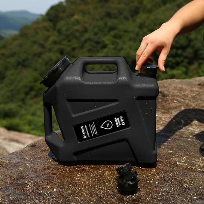 Water Container with Spigot - 2.6Gallon/3.2Gallon Water Jug Portable Camping Water Tank BPA Free - Emergency Water Storage for Camp Outdoor Hiking