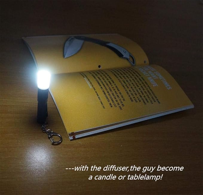 K3 Mini AAA Keychain Flashlight Small High Bright 150 Lumens 3 Modes,Multipurpose Caplamp Camplamp Tablelamp Candle for EDC Dog Walk Emergency Parents Kids Gift