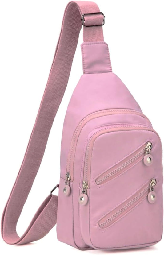 Small Sling Backpack Crossbody Sling Bag, Chest Bag Daypack Fanny Pack Cross Body Bag for Outdoors Hiking Traveling