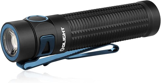 OLIGHT Baton3 Pro 1500 Lumens EDC Rechargeable Flashlights with MCC3, Compact Pocket Flashlight with L-Shape Stand and High Performance LED for Camping and Emergency(Cool White Light: 5700~6700K)