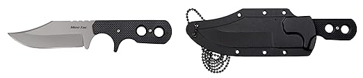 Cold Steel MINI TAC BOWIE / 6-7/8" OVERALL / 3-5/8" BLADE / 2.5MM THICK / 8CR13MOV STEEL / 3.25" LONG GRIV-EX™ HANDLE/SECURE-EX™ SHEATH/BLISTER PACKED