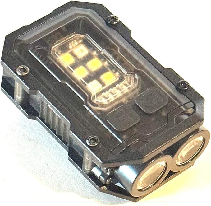 O' Brothers Outdoors Emergency Survival Small EDC Portable Keychain Flashlight LED for Sports Camping Hiking Fishing, Black, mw-s9037