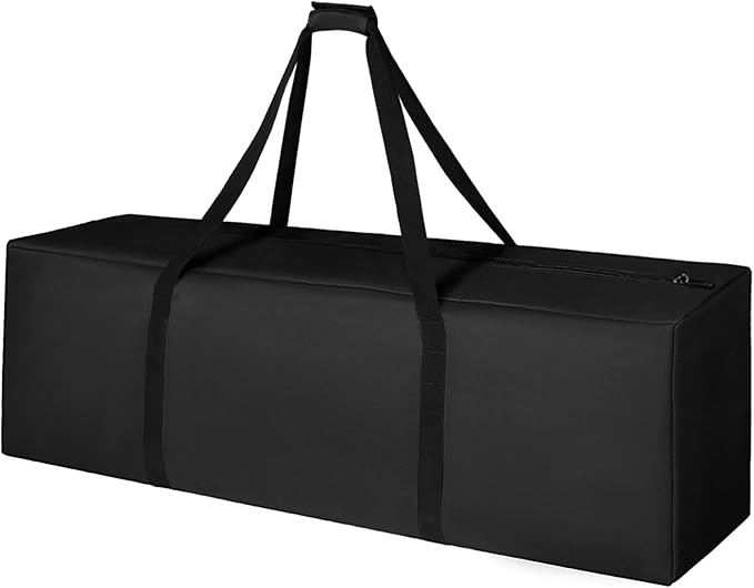 INFANZIA Duffel Travel Sports Equipment Bag, Long Luggage Bag with Upgrade Zipper Water Resistant, Extra Large Foldable Storage Bag for Camping, Tent, Tripod, Fishing(50x11x16 inch,1PCS)