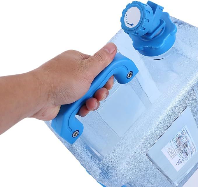 Water Storage Containers, Camping Water Container, Portable Water Tank with Faucet Camping Bucket with Tap Water Jug with Spigot BPA Free Emergency Water Storage for Outdoor Camping Hiking