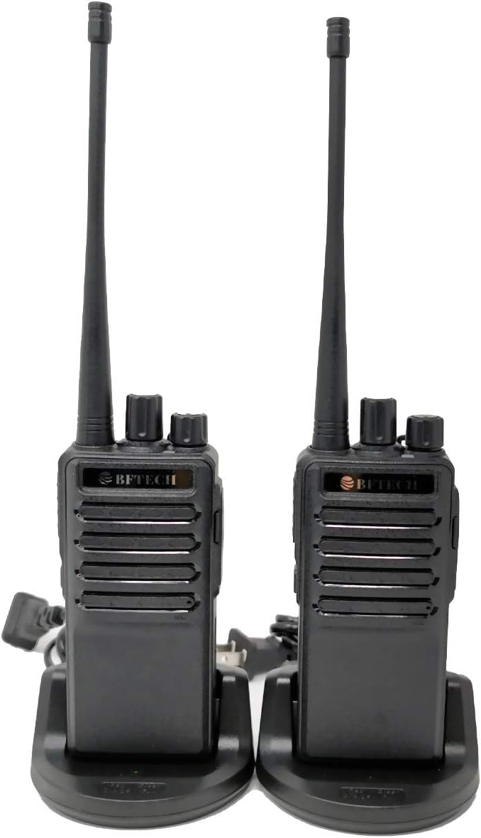 BFTECH BF-V8S Two Way Radios Long Range Walkie Talkie Handheld Radio with Earpiece IC Certified:25769-BFV8S(Pack of 2)